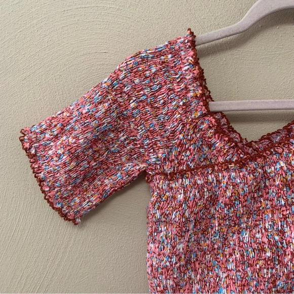 Poupette St Barth Mini Dress Soledad Light Pink Paquerette Size Large NWT New - Picture 6 of 15